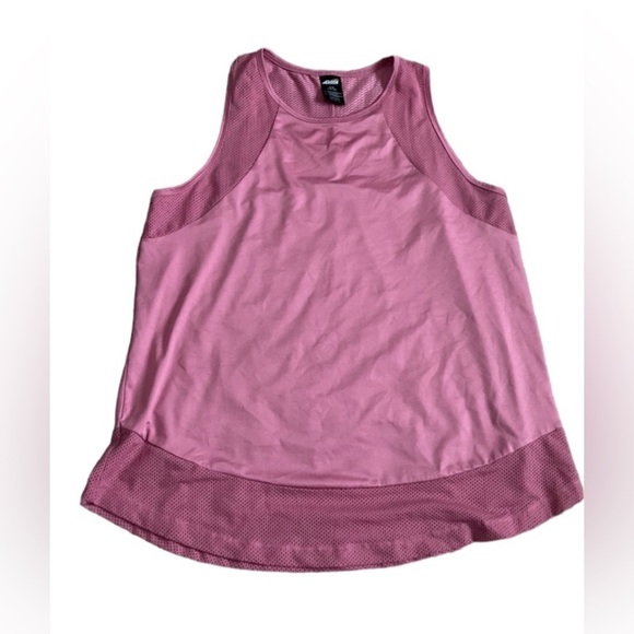 Avia Womens Active Tank Top Sleeveless Athletic Workout Mauve Colorblock - Picture 2 of 2